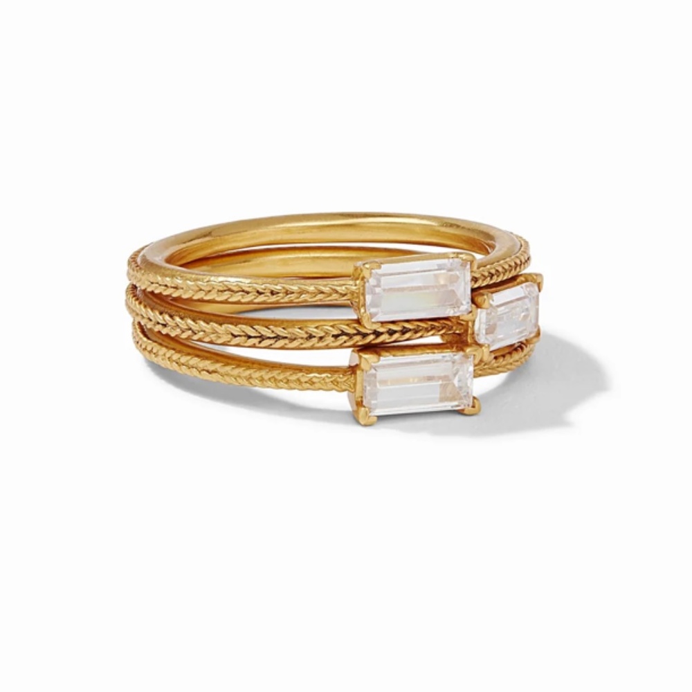 Julie Vos Windsor Trio Ring Size 7